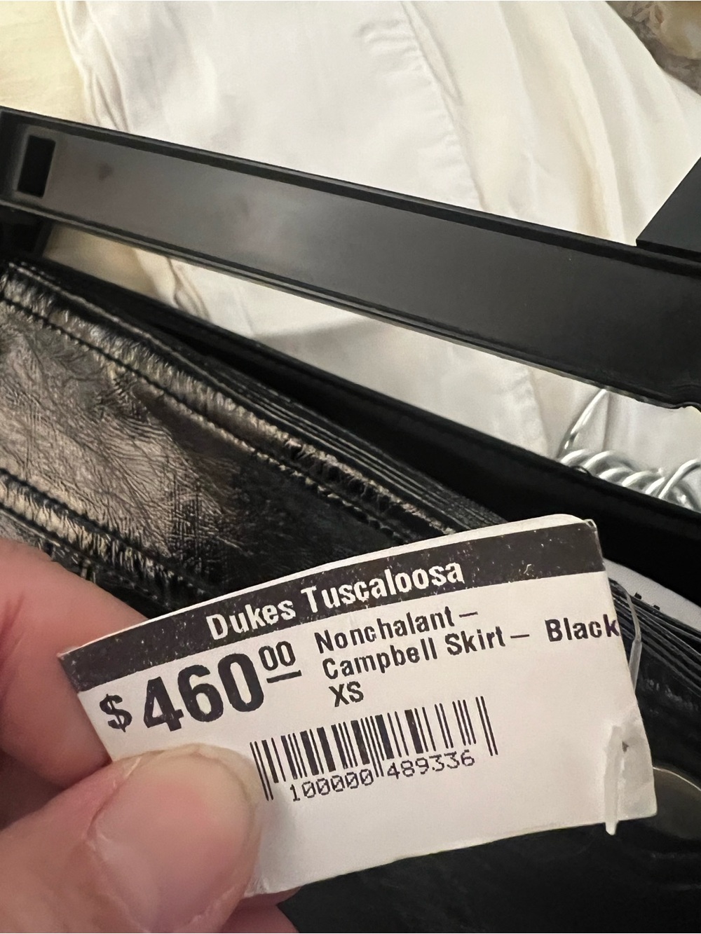 Black Patent moto/biker Mini Skirt